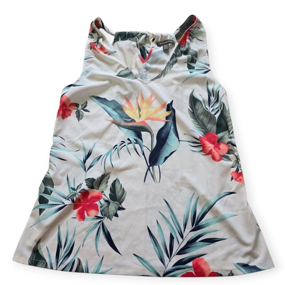 Tommy Bahama Women's Tank/Halter, Tropical Print, Size Medium - Picture 1 of 6